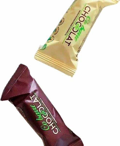 Конфеты Co barre de Chocolat мультизлаковые с белой и темной кондитерской глазурью