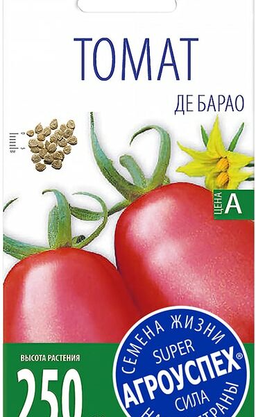 Семена Агроуспех Томат Де Барао красный 0.1г