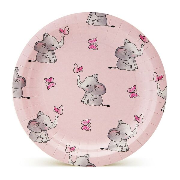 Тарелки PATERRA Слоники 18см, 6шт