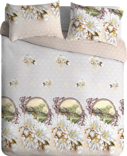 

Комплект постельного белья Павлина Luxus 1.5‑спальный креп‑жатка полиэстер 1 шт. дизайн в ассортименте