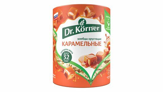 Хлебцы кукурузно-рисовые Dr. Körner Карамельные без глютена 90г