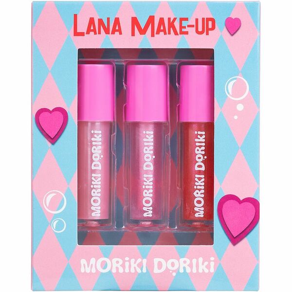 Набор Moriki Doriki Lana блесков для губ, 3шт