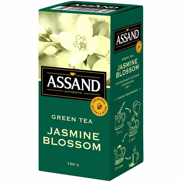 Чай Assand Jasmine Blossom зеленый с жасмином 100г
