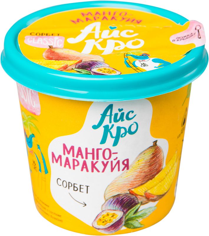 

Сорбет Icecro Манго-Маракуйя 75 г