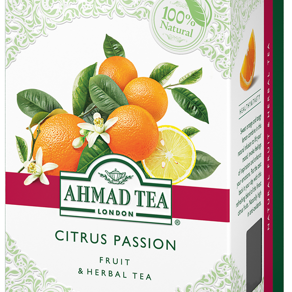 Чай травяной Ahmad Tea Цитрус Пэйшн с лимоном и апельсином, в пакетиках, 20 шт.