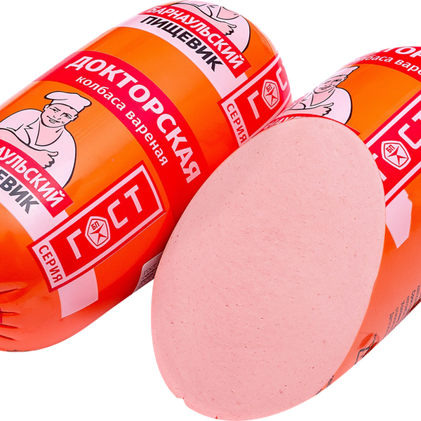 Колбаса БАРНАУЛЬСКИЙ ПИЩЕВИК Докторская вар в/с вес 