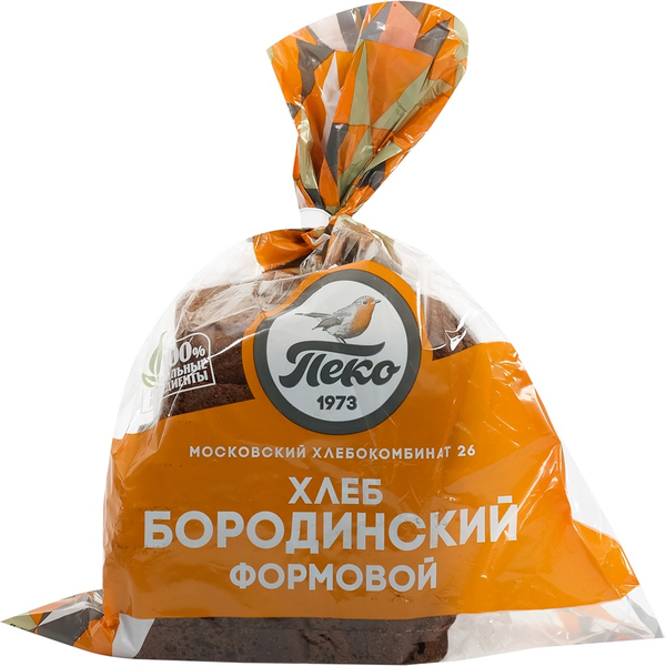 Хлеб Пеко Бородинский, нарезка
