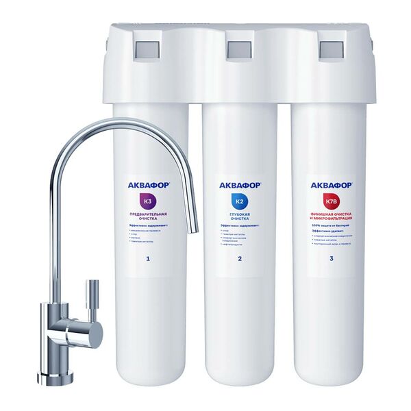 Фильтр стационарный Аквафор Кристалл Эко для мягкой воды