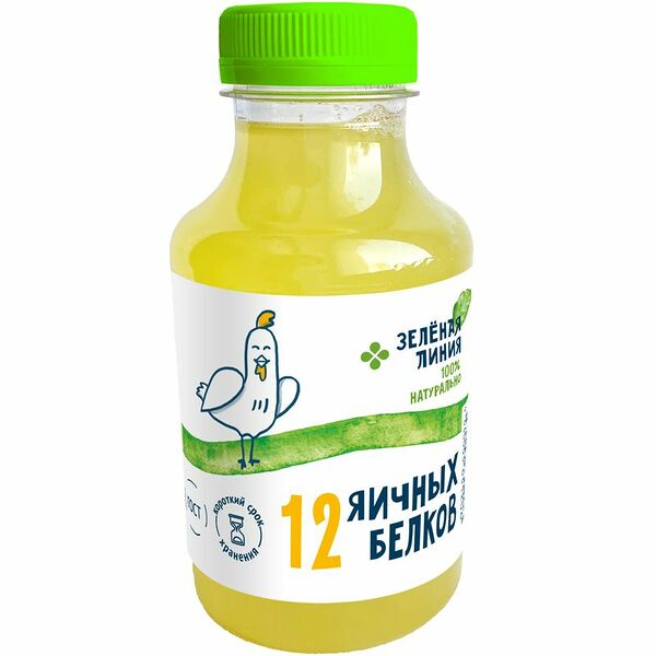 Белок яичный пастеризованный Зелёная Линия, 330мл