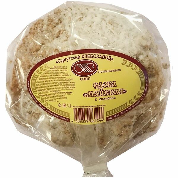 Сдоба Сургутский Хлебозавод Майская 100 г
