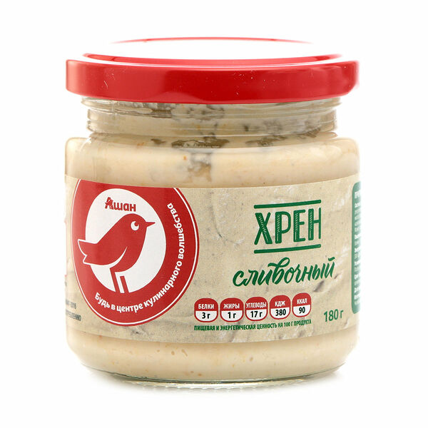Хрен сливочный АШАН Красная птица
