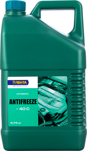 Антифриз ЛЕНТА зеленый -40, 5кг