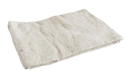 Салфетка для пола York хлопковая большая белая 60х80см