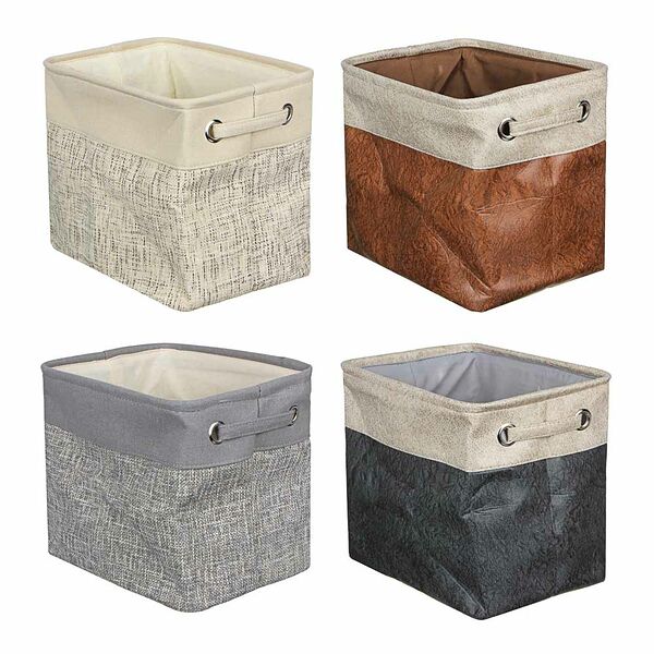 Vetta кофр мягкий для хранения, 19х26х24см, парусина, пэ, 4 дизайна