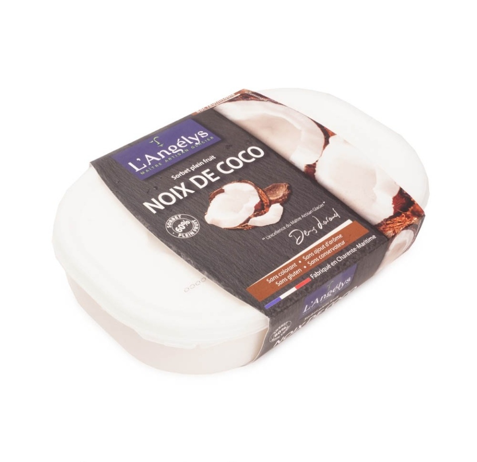 

Сорбет L’Angelys кокосовый 170 г, Франция