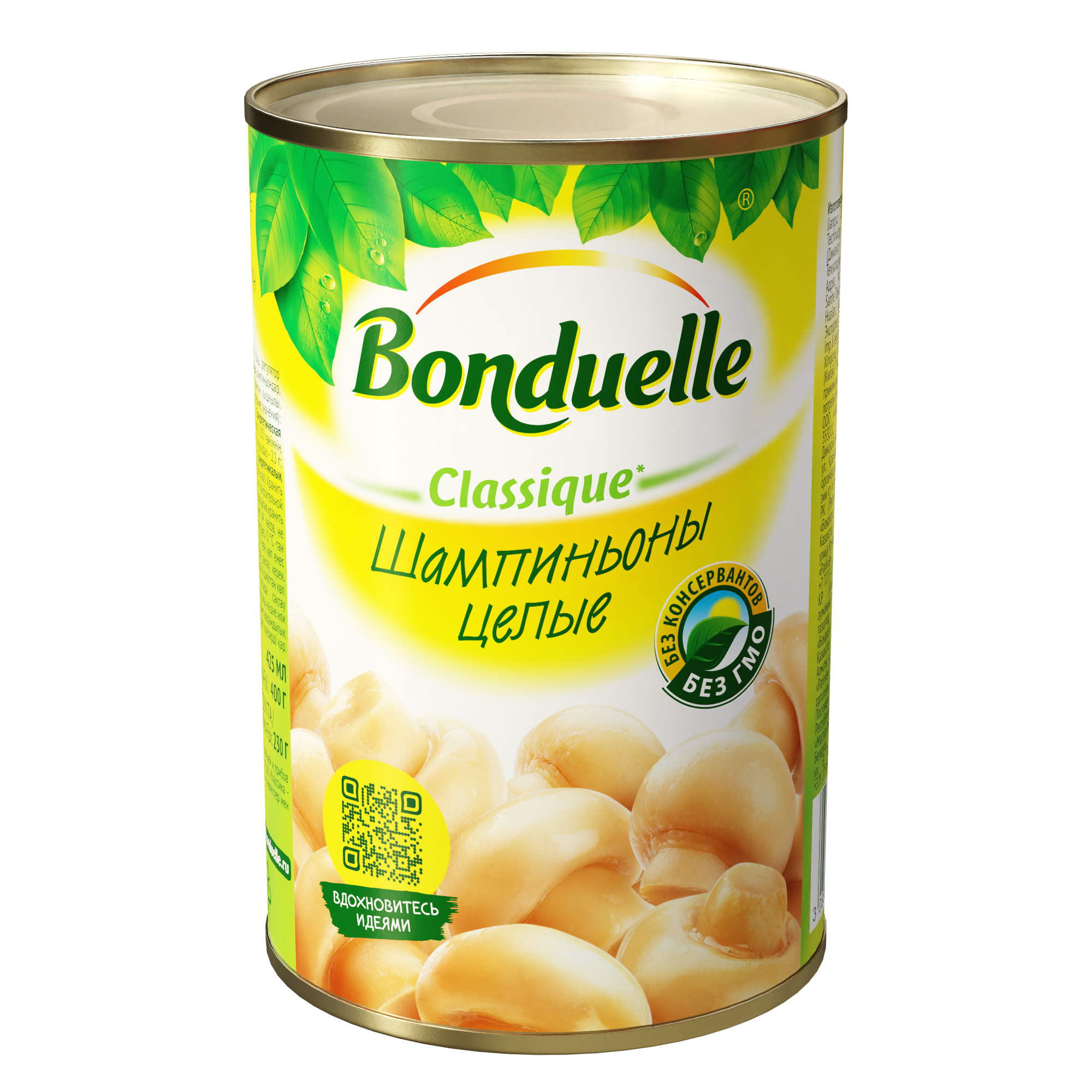 

Шампиньоны Bonduelle консервированные, целые, 400 г