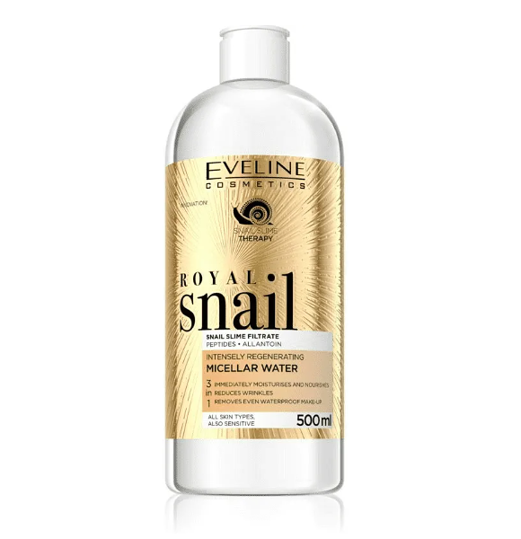 Мицеллярная вода для лица Eveline Royal Snail восстанавливающая 3 в 1
