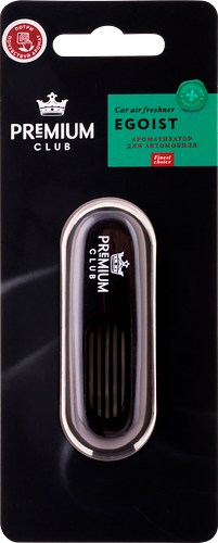 Ароматизатор автомобильный PREMIUM CLUB Prestige Egoist, на дефлектор, 
Арт. 10353