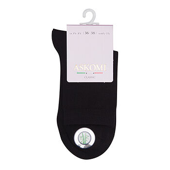 Носки женские Askomi Casual Аg-1000 цвет черный р.23 (36-38)