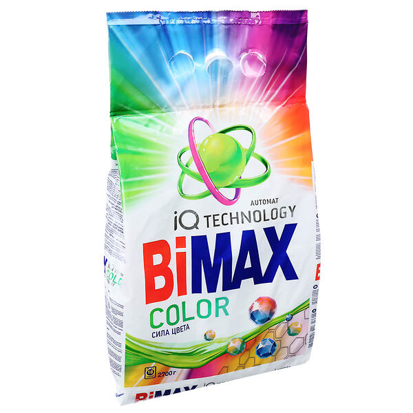 Стиральный порошок bimax color automat, п/э, 2,7 кг