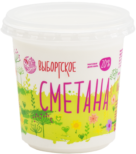 

Сметана Выборгское 20% 350 г