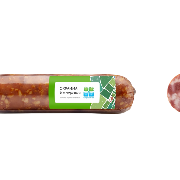 Колбаса варено-копченая Окраина Имперская вес до 400 г