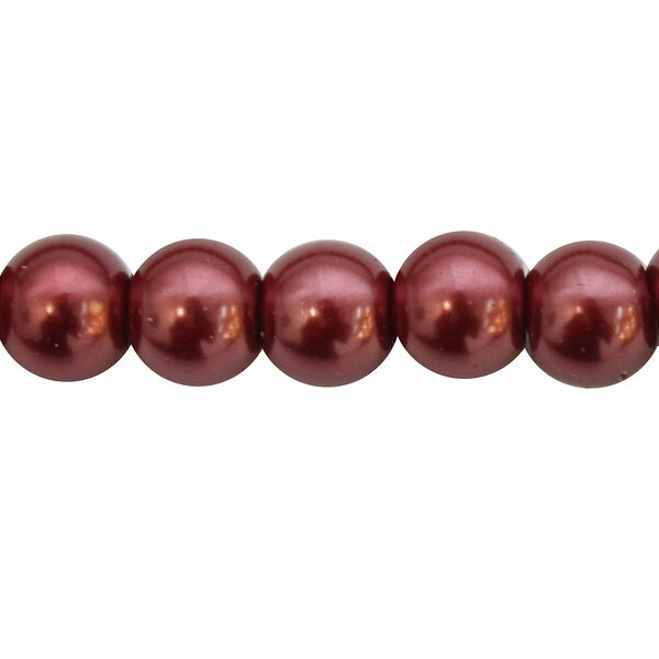 Бусины стеклянные на нитке, 8 мм, длина 40см(SB-20)