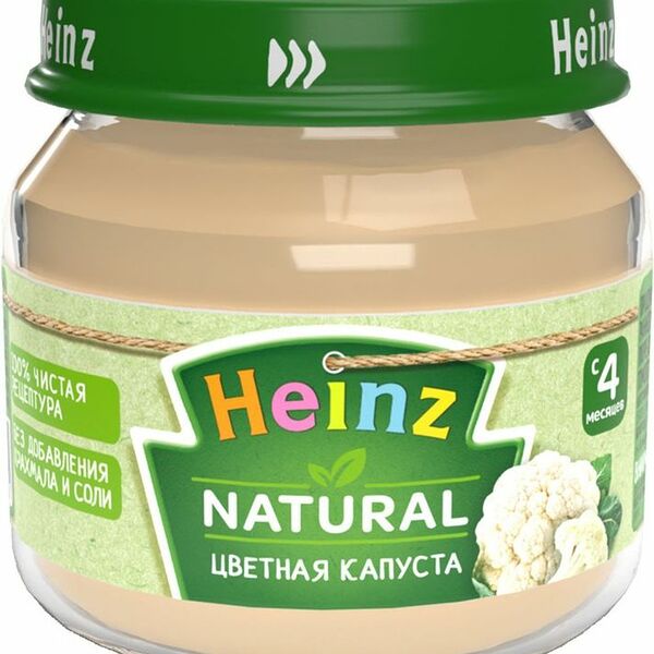 Пюре Heinz из цветной капусты с 4 месяцев