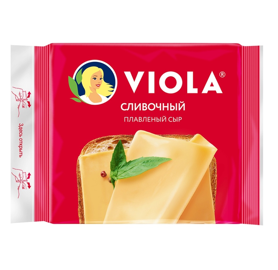 

Сыр плавленый Viola Сливочный в ломтиках 140 г