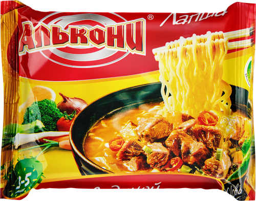 

Лапша АЛЬКОНИ 100 с говядиной, 100г