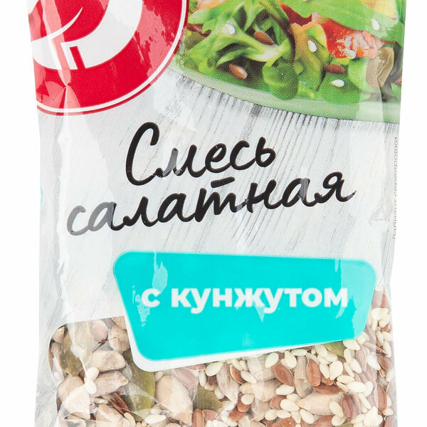 Смесь салатная АШАН Красная птица с кунжутом