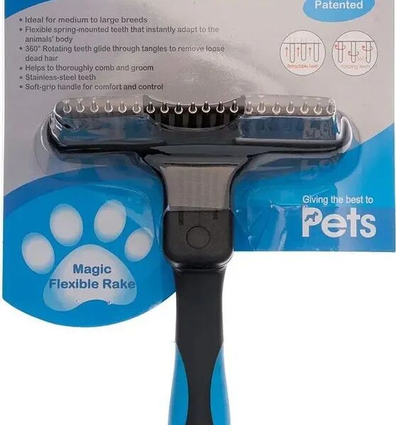 Pet Line Расчёска-грабли Delight 20 плавающих больших коротких зубьев