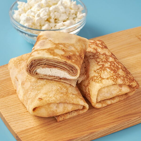 Блинчики с творогом