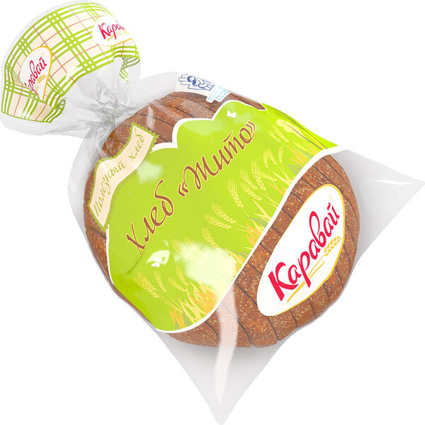 Хлеб Каравай Жито в нарезке