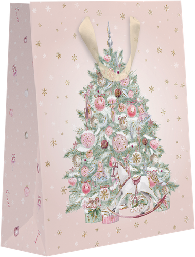 

Пакет подарочный Зимний Бал, с блестками, 31,5х25,5х11см Арт. LVT, в ассортименте