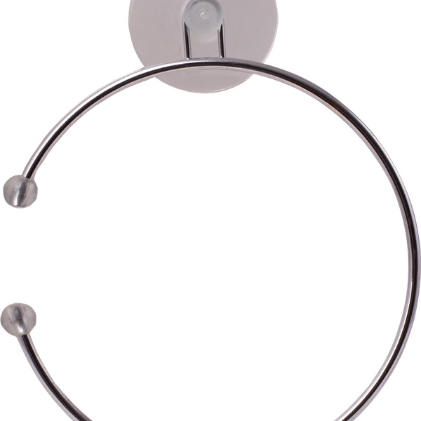 Держатель для полотенца Рыжий кот хромированный металл пластик арт. 312055