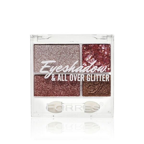 Палетка теней для век Farres All Over Glitter 05 4 цвета 5,9г