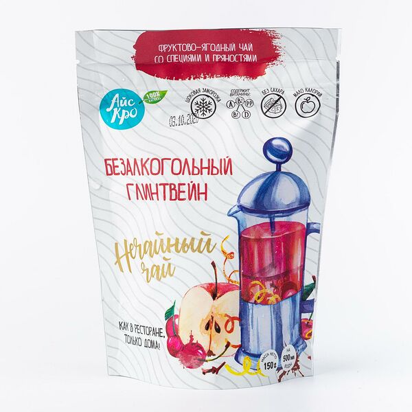 Фруктово-ягодный чай Нечайный чай со вкусом безалкогольного глинтвейна, Айс Кро