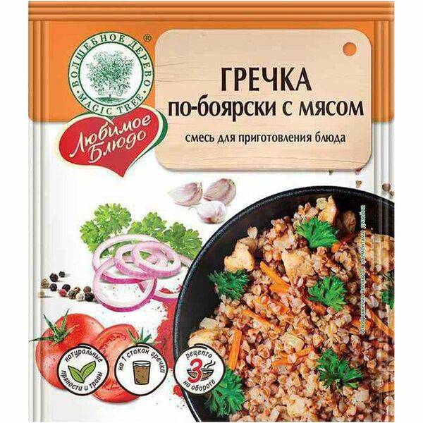 Смесь для приготовления блюда Гречка по-боярски с мясом Волшебное дерево