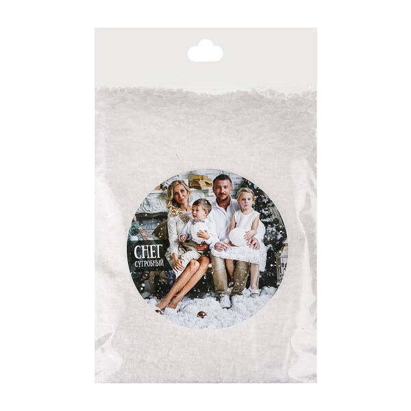 Снег искусственный сугробный, полимер пп, 30 г