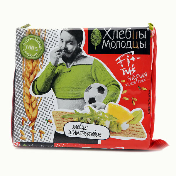 Хлебцы зерновые Фитнес линия железо плюс ТМ Хлебцы молодцы