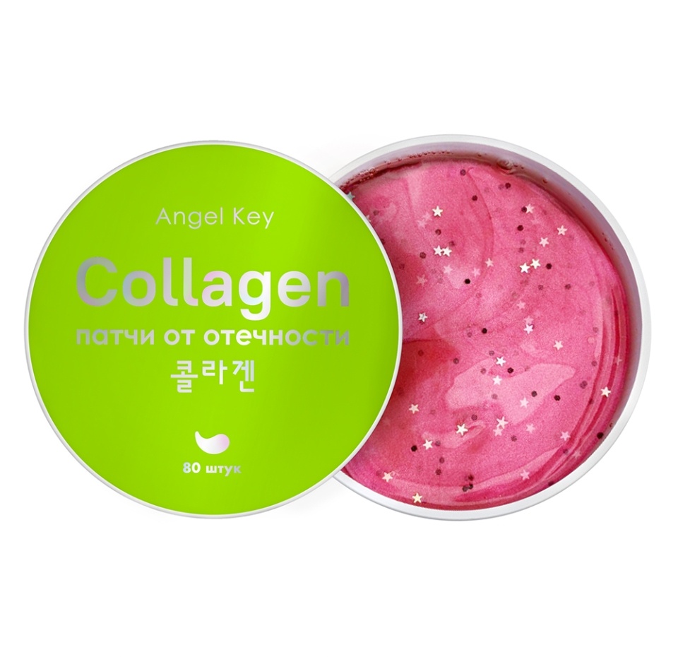 

Патчи гидрогелевые Angel Key Collagen anti-age охлаждающие с коллагеном от отёчности 80 шт