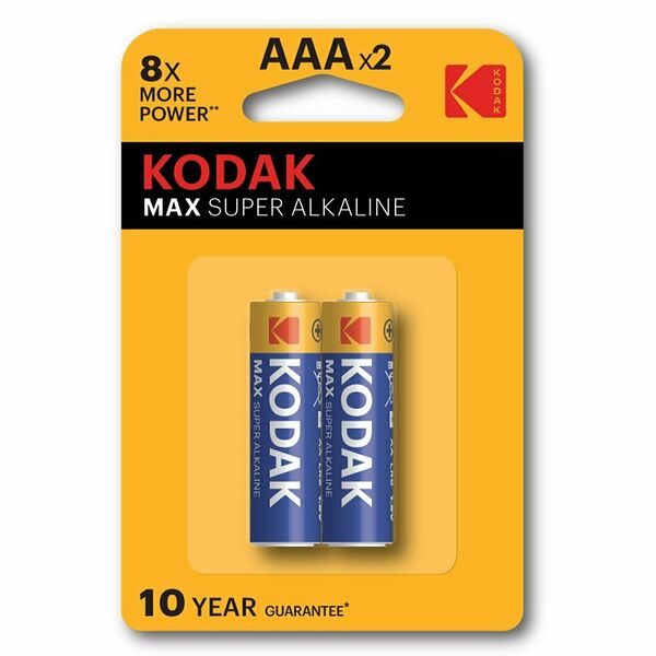 Батарейки Kodak Max AAA LR03 2 шт.