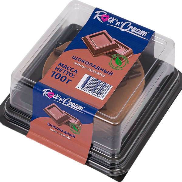 Пирожное ROCK'N'CREAM Мини-чизкейк Шоколадный, 100г