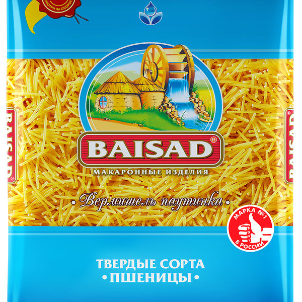 Макароны BAISAD Вермишель группа А, 450г