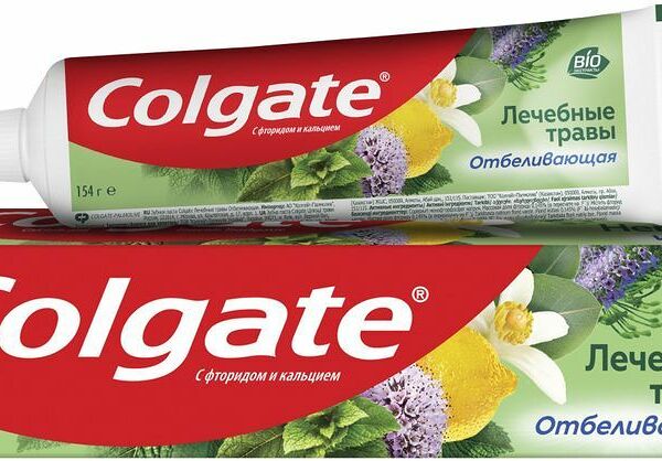 Зубная паста отбеливающая Colgate Лечебные травы