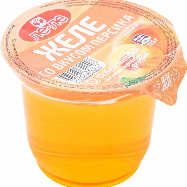 Желе Ле-Ле персик, 125г