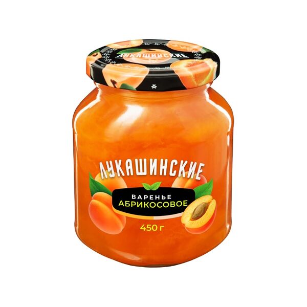 Варенье Лукашинские из абрикосов 450г