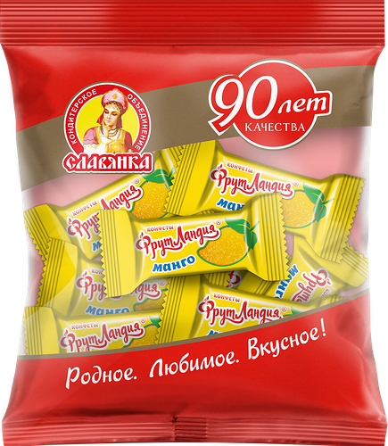 Конфеты СЛАВЯНКА Фрутландия со вкусом манго