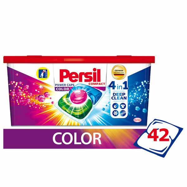 Капсулы для стирки Persil Power Caps Color, 42 шт.